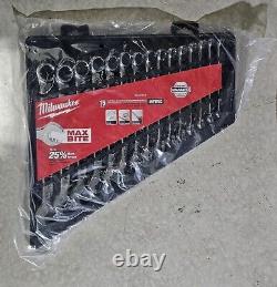 Jeu de clés mixtes à cliquet Milwaukee SAE/Métrique 30 pièces