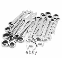 Jeu de clés mixtes à cliquet de 20 pièces Craftsman standard/métrique