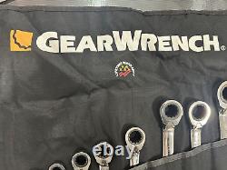 Jeu de clés mixtes à cliquet réversibles de 13 pièces Gearwrench 9509RN SAE