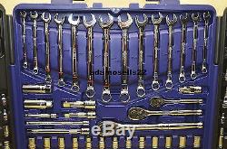 Kobalt 200pc Standard Metric Master Mecanique Socket Ratchet Combo Wrench Set