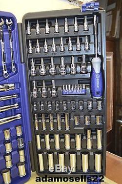 Kobalt 200pc Standard Metric Master Mecanique Socket Ratchet Combo Wrench Set