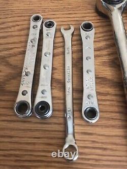 Lot d'outils d'avion 1/4 3/8 Drive Hi Torque Hi Lok Roller Ratchet Wrench Set