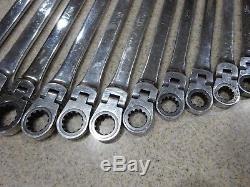 Matco Tools 12 Pièces 0 ° Flex Clé À Cliquet Extra Longue Srfbzlm102ta