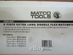 Matco Tools 8 MM À 19 MM 5 Extra Piece Long Flex Set Cliquet Clef - Nice