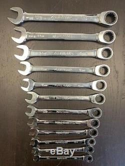 Matco Tools Metric 12 Pcs. Clé À Cliquet Combinée 72 Dents S7grcm12