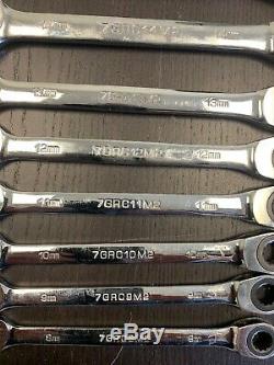 Matco Tools Metric 12 Pcs. Clé À Cliquet Combinée 72 Dents S7grcm12