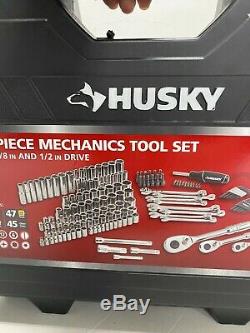 Mécanique Husky Tool Set Douilles Et Pilotes, 149 Pièces Avec Étui, H149mts