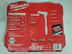 Milwaukee 28pc Métrique 1/4dr Socket Wrench Ratchet Set Court Et Profond 5-15mm Avec Boîtier