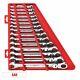 Milwaukee 48-22-9413 15-piece Sae Flex-head Ratching Ensemble De Clés Combinées