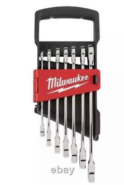 Milwaukee 48-22-9506 Ensemble De Clés Combinées De Cliquet De 7pc Métrique