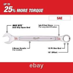 Milwaukee Clé À Cliquet Sae/beam Métrique Avec Combinaison Tête Flexible (45-pc)
