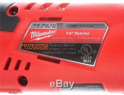 Milwaukee M12 Cordless 1/4 In. Clé À Cliquet Kit Set Portable Auto Power Tool
