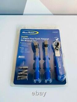 Nouveau Blue-point 7-pc Fine Tooth Ratchet Bit Miniature Wrench Set Btwsmpk