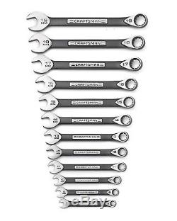 Nouveau Craftsman 12 Pc. Metric Universal Wrench Set Tight Grip Anti-rouille Sans Épreuve