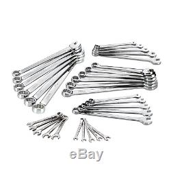 Nouveau Craftsman 32pc Piece Pouce Métrique Combinaison Clé Set Standard MM