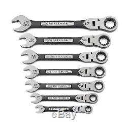 Nouveau Craftsman 7pc Piece Metric Universel Flex Cliquet Clé Set Combinaison
