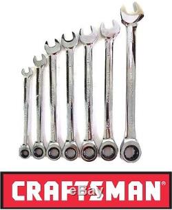 Nouveau Craftsman Set De Cle A Cliquet 7 Pieces Polie Metrique MM