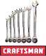 Nouveau Craftsman Set De Cle A Cliquet 7 Pieces Polie Metrique Mm