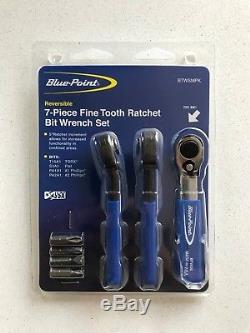 Nouveau Ensemble De Clés Miniatures Blue-point À Denture Fine, 7 Pièces, Btwsmpk