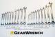 Nouveau Gearwrench 20 Piece Sae Standard & Metric Ratcheting Wrench Set Avec 13/16