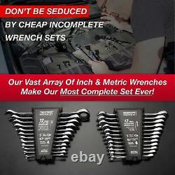 Nouveau Jaeger In/mm Tightspot Ratcheting Wrench Master Set 24pc