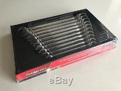 Nouveau Snap On 10pc Métrique Réversible Clé À Cliquet Combinaison Set Soxrrm710