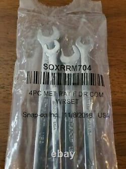 Nouveau Snap Sur 4 Pc Metric Plus Réversible Cliquet À Cliquet (69mm) Soxrm704