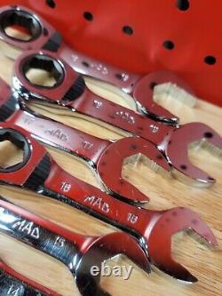 Outils Mac RWS6 Ensemble de clés à cliquet réversibles courtes à 6 points de 8 mm à 19 mm NICE