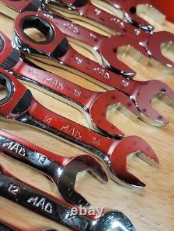 Outils Mac RWS6 Ensemble de clés à cliquet réversibles courtes à 6 points de 8 mm à 19 mm NICE