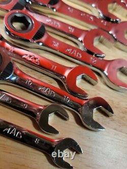 Outils Mac RWS6 Ensemble de clés à cliquet réversibles courtes à 6 points de 8 mm à 19 mm NICE