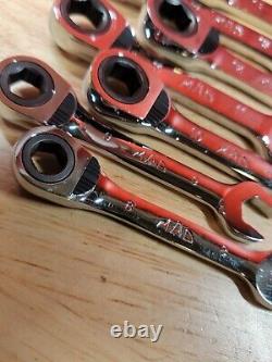 Outils Mac RWS6 Ensemble de clés à cliquet réversibles courtes à 6 points de 8 mm à 19 mm NICE
