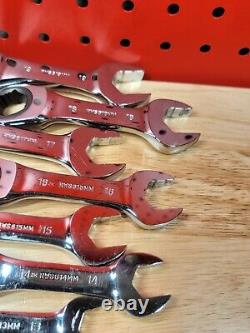 Outils Mac RWS6 Ensemble de clés à cliquet réversibles courtes à 6 points de 8 mm à 19 mm NICE