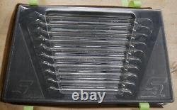Outils Snap On NEUF SOXRM710A Ensemble de clés mixtes à cliquet métriques non réversibles de 10 pièces
