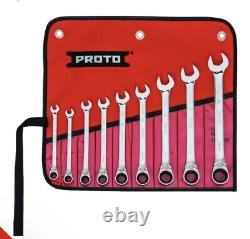 PROTO JSCVT-95 Ensemble de clés à cliquet réversibles combinées avec pochette J25TR79C
