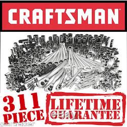 Sears Craftsman 311 Pc Mécanique Tool Set # 35311 Sockets Clé À Cliquet