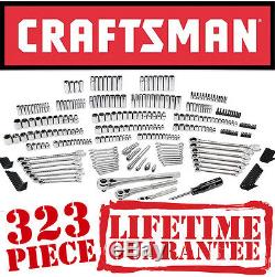 Sears Craftsman 323 Pc Mechanics Tool Set # 17155 Sockets Clé À Cliquet 311