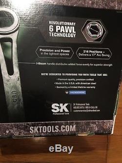 Sk Hand Tool 80049 Jeu De 7 Clés À Cliquet Sae En X Pour Cadre Sae, Brand New