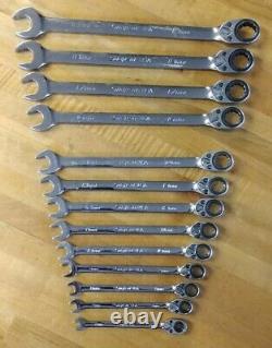 Snap On13 Pc Metric Flank Dr Plus Renversable Cliquet À Cliquet Soxrm714-1