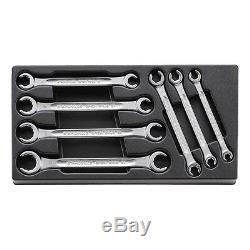 Stahlwille Metric Anneau Ouvert Flare Nut Spanner Set 8x10-19x22mm Es 24/7