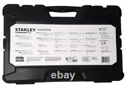 Stanley Professional Grade Black Chrome New Mechanics Tool Set Socket Set-229