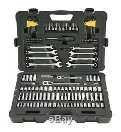 Stanley Tools Set Mécanicien D'outils Clés Métriques Case Sae Kit Clé À Cliquet