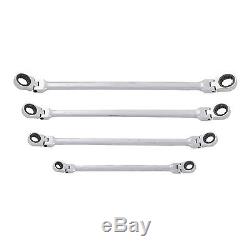 Steelman Pro 96750 Jeu De Clés À Cliquet Flexible (sae) À 4 Boîtes