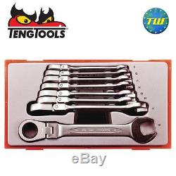 Teng 8pc Flex Ratchet Wrench Set Tt6508rf Système De Contrôle D'outil