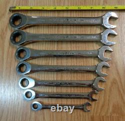 USA Craftsman Industriel Réversible Ratcheting Coffret Métric Poli