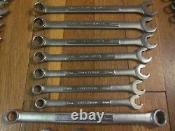 Vtg Craftsman USA Ensemble De Clés Combinées Ratchet Sae Pinces Professionnelles Métriques+
