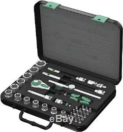 Wera 05003596001 8100 Sb 4 Zyklop Speed ​​ratchet Set, Entraînement 3/8, Impérial