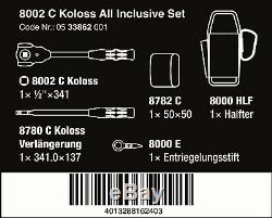 Wera 8002 C Koloss All Inclusive Socket Wrench Set 1/2 Lecteur 05133862001