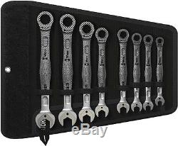 Wera Ratcheting Ensemble De Clés À Clé 8 Pièces Sae In Pouch Allemagne